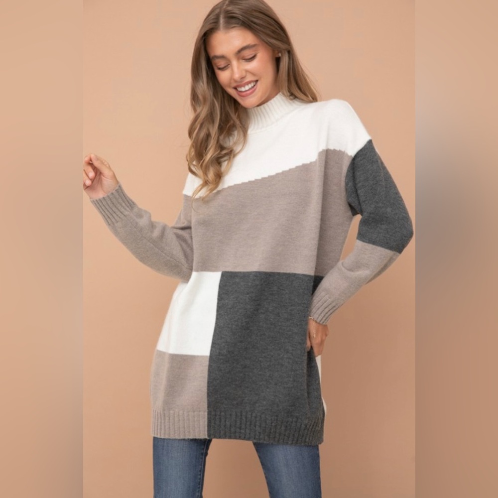 Color block sweater - Picture 5 of 13
